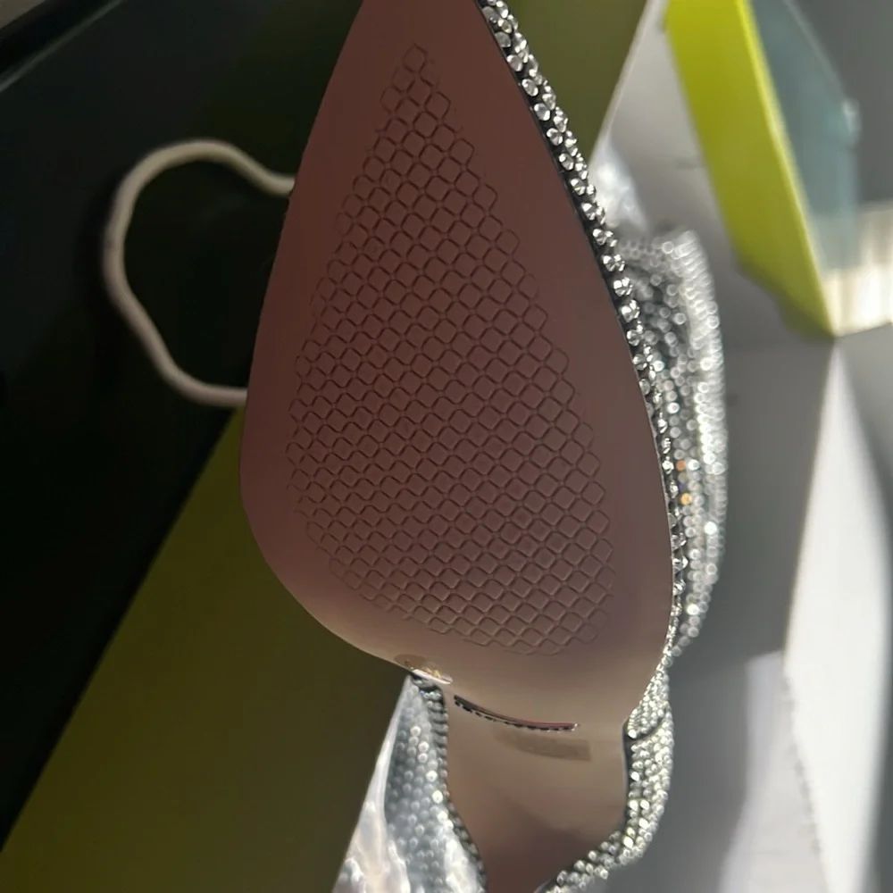 Gianni Bini Rhinestone Knee Boots - Picture 9 of 10